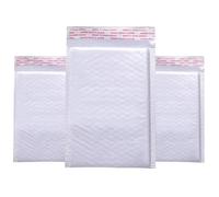 FJOADNVM Pochette Bulle Lot de 50 sachets à Bulles étanches, Emballage Express, Mousse Blanche, Auto-scellante, Sac d'expédition, enveloppe épaisse(18 * 23cm)