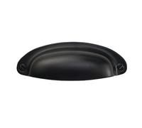 FJOADNVM Poignee De Meuble Cuisine Coque de tiroir noire, poignée semi-circulaire rétro, espacement des trous 89mm, 4 pièces DéCorer(Color 2)