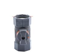 FJOADNVM Raccord Tuyau D'arrosage Adaptateur de Robinet en Plastique 3/4" mâle/Femelle, raccord Rapide avec Robinet à Bille for Tuyau d'arrosage, rallonge, réparation, Pistolet à Eau(C-2PCS)