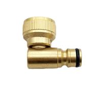 FJOADNVM Raccord Tuyau D'arrosage Raccords d'arrosage, Enrouleur de Tuyau, coude pivotant, connecteur Rapide for Prise, connecteur de Robinet fileté 3/4 po, Femelle à 90 degrés, Jardin