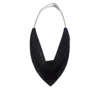 FJOADNVM Sac A Main Strass Femme Sac de soirée à poignée en métal, magnifique pochette et sac main diamant fait la for fête mariage(Black)