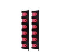 FJOADNVM Support Canne A Peche Horizontal Fishing Tools Rod Holders Wall-Mounted Rack Combos Store 6 Rods Horizontal Vertical Pole(Color 03)