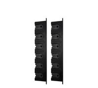 FJOADNVM Support Canne A Peche Horizontal Fishing Tools Rod Holders Wall-Mounted Rack Combos Store 6 Rods Horizontal Vertical Pole(Color 01)