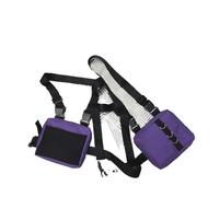 FJOADNVM Tactique Poitrine Rig Sac Sac de poitrine d'exercice, sac banane streetwear, gilet fonctionnel d'extérieur unisexe, deux poches(Purple)