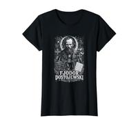 Fjodor Dostojewski Souls Underground Littérature T-Shirt Graphique avec Valeur