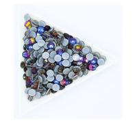 FJQFHH Diamants d'eau Super Flash Cristaux Artisanat orne Strass 40 Couleurs Cristal AB Hot Fix, thermocollants, for Couture et décorations en Tissu(Volcano,Ss30 288pcs)