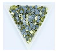 FJQFHH Diamants d'eau Super Flash Cristaux Artisanat orne Strass 40 Couleurs Cristal AB Hot Fix, thermocollants, for Couture et décorations en Tissu(Jonquil,Ss10 1440pcs)