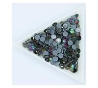 FJQFHH Diamants d'eau Super Flash Cristaux Artisanat orne Strass 40 Couleurs Cristal AB Hot Fix, thermocollants, for Couture et décorations en Tissu(Green Volcano,Ss16 1440pcs)