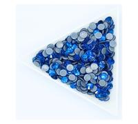 FJQFHH Diamants d'eau Super Flash Cristaux Artisanat orne Strass 40 Couleurs Cristal AB Hot Fix, thermocollants, for Couture et décorations en Tissu(Capri Blue,Mix ss6-ss30 10gram)
