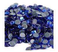 FJQFHH Diamants d'eau Super Flash Cristaux Artisanat orne Strass 40 Couleurs Cristal AB Hot Fix, thermocollants, for Couture et décorations en Tissu(Sapphire,Ss10 1440pcs)