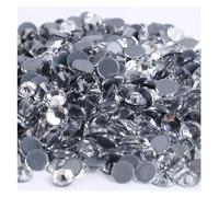 FJQFHH Diamants d'eau Super Flash Cristaux Artisanat orne Strass 40 Couleurs Cristal AB Hot Fix, thermocollants, for Couture et décorations en Tissu(Crystal Clear,Ss6 1440pcs)