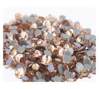 FJQFHH Diamants d'eau Super Flash Cristaux Artisanat orne Strass 40 Couleurs Cristal AB Hot Fix, thermocollants, for Couture et décorations en Tissu(Light Peach,Ss10 1440pcs)