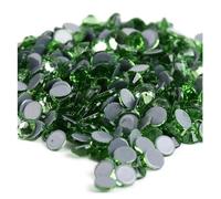 FJQFHH Diamants d'eau Super Flash Cristaux Artisanat orne Strass 40 Couleurs Cristal AB Hot Fix, thermocollants, for Couture et décorations en Tissu(Peridot,Ss10 1440pcs)