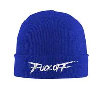 FJQWKLF Bonnet tricoté « Fuck Off », Bonnet Chaud d'hiver à Revers, Bonnet pour Homme et Femme