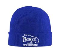 FJQWKLF Bonnet tricoté « Je suis Une prostituée Le Week-End », Bonnet Chaud d'hiver à Revers, Bonnet pour Homme et Femme