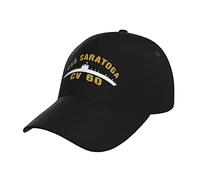 FJQWKLF Casquette de Baseball USS Saratoga Cv-60, Chapeau de conducteur de Camion de Loisirs