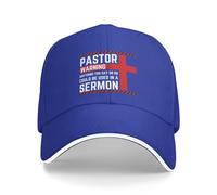 FJQWKLF Chapeau d'avertissement de Pasteur Tout ce Que Vous Dites ou Faites Pourrait être utilisé dans Un Sermon Jésus 2024 Casquette de Baseball chrétienne Casquette de Camionneur