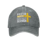 FJQWKLF Chapeau d'avertissement de Pasteur Tout ce Que Vous Dites ou Faites Pourrait être utilisé dans Un Sermon Jésus 2024 Casquette de Baseball chrétienne Casquette de Camionneur