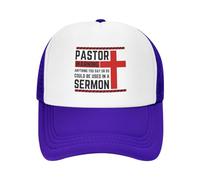 FJQWKLF Chapeau d'avertissement de Pasteur Tout ce Que Vous Dites ou Faites Pourrait être utilisé dans Un Sermon Jésus 2024 Casquette de Baseball chrétienne Casquette de Camionneur