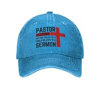 FJQWKLF Chapeau d'avertissement de Pasteur Tout ce Que Vous Dites ou Faites Pourrait être utilisé dans Un Sermon Jésus 2024 Casquette de Baseball chrétienne Casquette de Camionneur