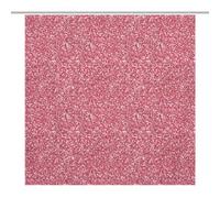 FJQWKLF Ensemble de Rideau de Douche à Paillettes Rose et Rouge pour Fille, Doublure de Rideau de Douche imperméable pour décoration de Baignoire de Salle de Bain, avec 12 Crochets, 72 x 72 Pouces