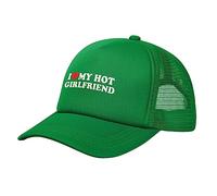 FJQWKLF J'aime ma Petite Amie Sexy J'aime ma Petite Amie Sexy Cadeaux Mesh Baseball Dad Hat Femmes Hommes Casquette de Golf Chapeaux d'été Noir