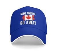 FJQWKLF Make America Go Away Hats Canada Non à Vendre Hat Baseball Cap Blue