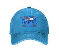 FJQWKLF Soutenez la Casquette israélienne Je suis avec Israël Chapeau Fuck Hamas Casquette F Hamas Priez pour Israël Libre Casquette de Baseball Forte