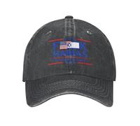 FJQWKLF Soutenez la Casquette israélienne Je suis avec Israël Chapeau Fuck Hamas Casquette F Hamas Priez pour Israël Libre Casquette de Baseball Forte