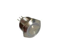 FJSAYDYW 1 Interrupteur à Bouton-Poussoir métallique momentané 22 mm 25 1NO1NC(25mm,LED 24V)