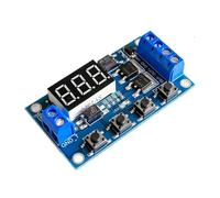 FJSAYDYW Relais de temporisation numérique à LED MOS DC 12 V, déclencheur Cycle, minuterie, commutateur, Circuit imprimé, Module contrôle synchronisation