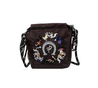 fjtxdygg Sac bandoulière brodé poney | Rangement pratique, design brodé, compact et portable