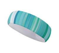 FJWKLRBV Bandeau de sport style rayé abstrait imprimé bandeau large bandeau de sport pour course à pied, yoga, vie quotidienne, entraînement unisexe