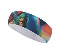 FJWKLRBV Bandeau de sport volant dans l'air - Bandeau large - Bandeau de sport pour la course à pied, le yoga, la vie quotidienne - Unisexe