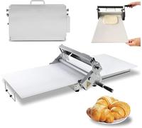 FJYAWEN Laminoir à Pâte Professionnel, Laminoir à Pâte Feuilletée Réversible Et Rouleau à Fondant, Laminoir Manuel, épaisseur Réglable De 0 à 25 Mm, Laminoir à Pâte Pliable,60×30cm