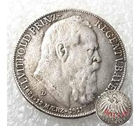 FKaiYin 1911 Anciennes pièces de monnaie de l'Empire allemand - Pièce de monnaie originale non circulée - Cadeau commémoratif pour papa/ami/mari Expérience future