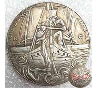 FKaiYin 1917 Pièces anciennes allemandes - Pièce de monnaie en nickel - Pièce ancienne non circulée - Grande pièce commémorative allemande non circulée - Cadeau pour papa/ami/mari Expérience future