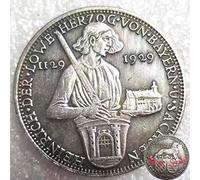 FKaiYin 1929 Pièces de chevalier en nickel vieilli en Allemagne - Pièce de monnaie en nickel - Pièce ancienne non circulée - Grande pièce commémorative allemande - Cadeau pour papa/ami/mari