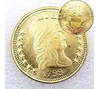 FKaiYin - Pièce de monnaie américaine en nickel - 1799 - Cadeau commémoratif pour papa/petit ami/mari
