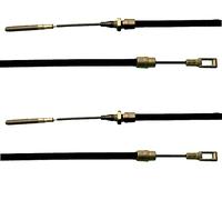 FKAnhängerteile - 2 câbles de frein pour Peitz S234R - R234/76 - Hauteur : 1 300 mm - Longueur : 1 575 mm