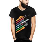 FKASBOOLK Ponyo My Neighbor Catbus Kikis Delivery Service T Shirt Hayao Miyazaki T-Shirt