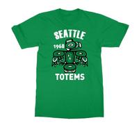 FKASBOOLK Seattle Totems WHL 1968 Hockey Vintage NHL Men's T-Shirt