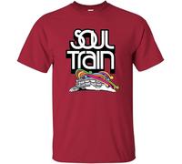 FKASBOOLK Soul Train R&B Retro Soul Funk Funky Old School TV Show Red Man t Shirt Red