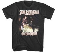 FKASBOOLK Stevie Vaughan Couldn t Stand The Weather Album Cover Art Mens T Shirt Music Men T Shirt 100% Cotton Sleeve Shirt Black