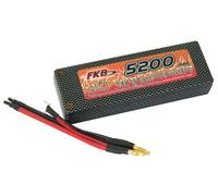 FKB 30 C Pack Batterie Lipo 7,4 V, 5200 mAh assemblé avec connecteur
