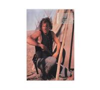 FKBALCZ Mini poster vintage original sur toile « Clipping » de Kevin Costner (Dances avec loups) - Décoration pour chambre à coucher, bureau, chambre à coucher - 40 x 60 cm