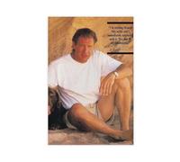 FKBALCZ Mini poster vintage original sur toile clipping de magazine Harrison Ford - Décoration pour chambre à coucher, bureau, chambre, cadeau - 60 x 90 cm
