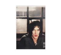 FKBALCZ Mini poster vintage original sur toile clipping de magazine Richard Ashcroft, Londres, 2000 - Décoration pour chambre à coucher, bureau, chambre, cadeau (60 x 90 cm)