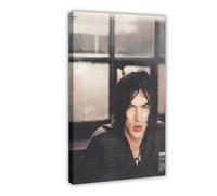 FKBALCZ Mini poster vintage original sur toile clipping de magazine Richard Ashcroft, Londres, 2000 - Décoration pour chambre à coucher, bureau, chambre, cadeau (50 x 75 cm)