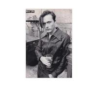 FKBALCZ Mini poster vintage original sur toile « Clipping » de Suede's Brett Anderson, Londres, 1993 - Décoration pour chambre à coucher, bureau, chambre, cadeau - 60 x 90 cm